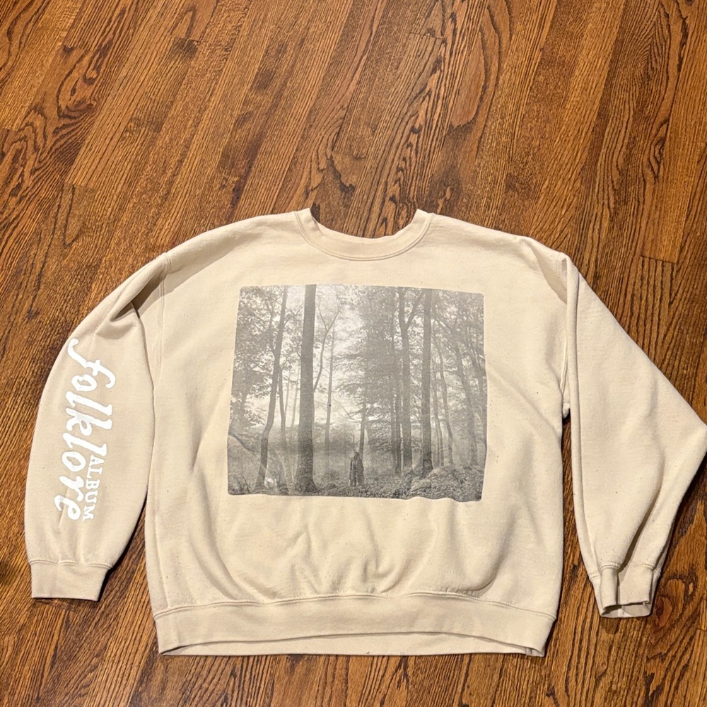 Taylor Swift Folklore In The Trees Crewneck
